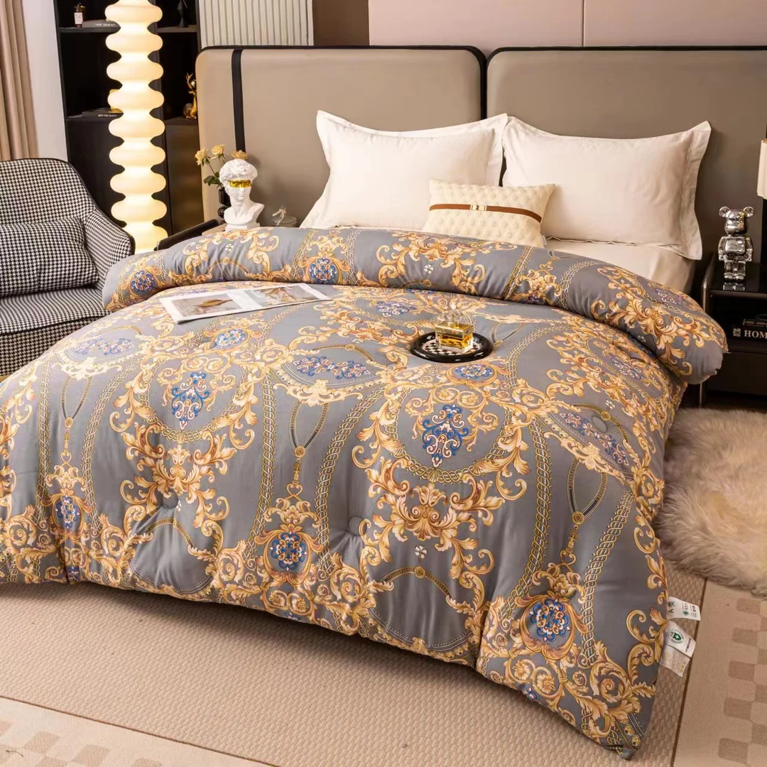 【YY12.26】舒适保暖欧花羽丝绒被