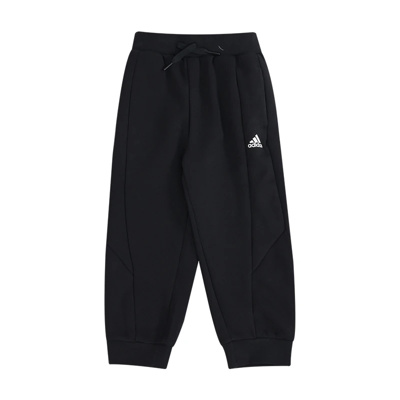 adidas/阿迪达斯童装24新款小童宽松舒适休闲长裤JM7204潮童穿搭