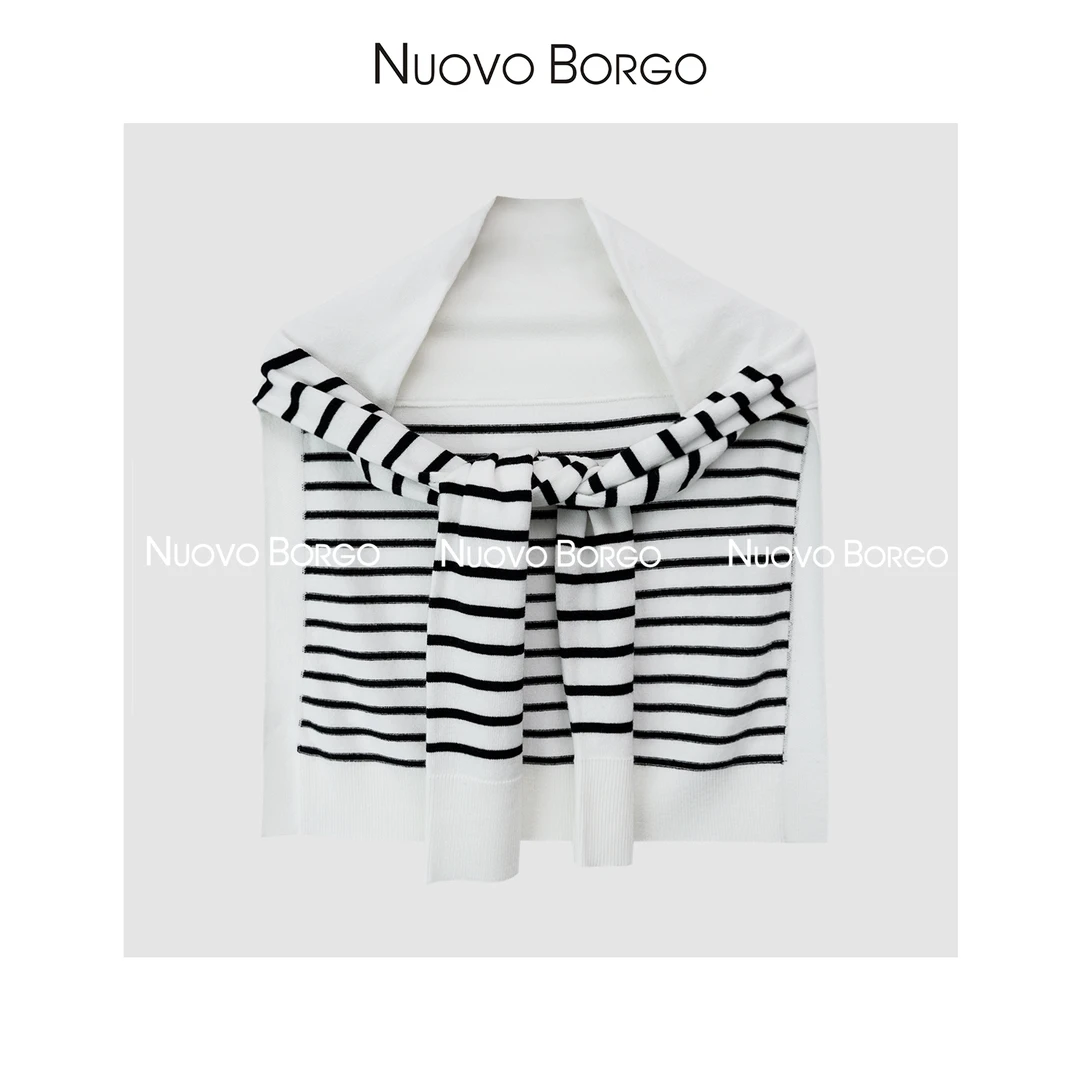 Nuovo Borgo 针织小披肩外搭薄款护颈搭肩保暖软糯罩衫 S113/1088