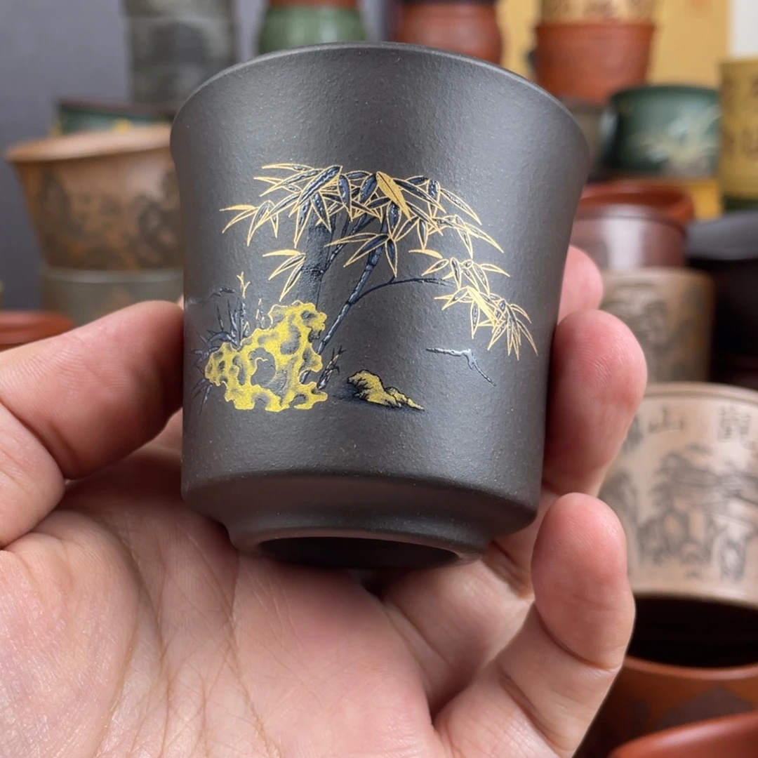 紫砂茶杯紫砂茶杯
