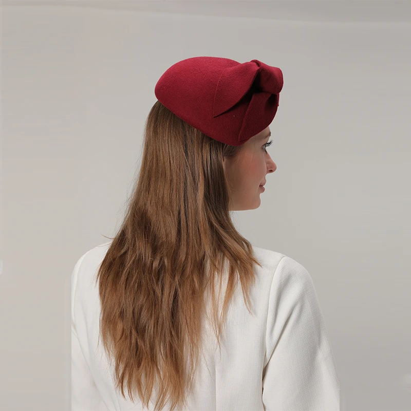 气质贝雷帽时尚复古女士羊毛呢小香风网红款高级明星同款贝雷帽子