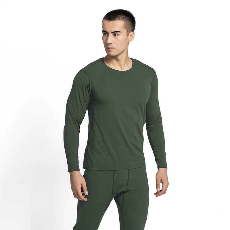 鹰爪指引者COOLMAX圆领长袖速干T恤L1打底衣上衣男款舒适