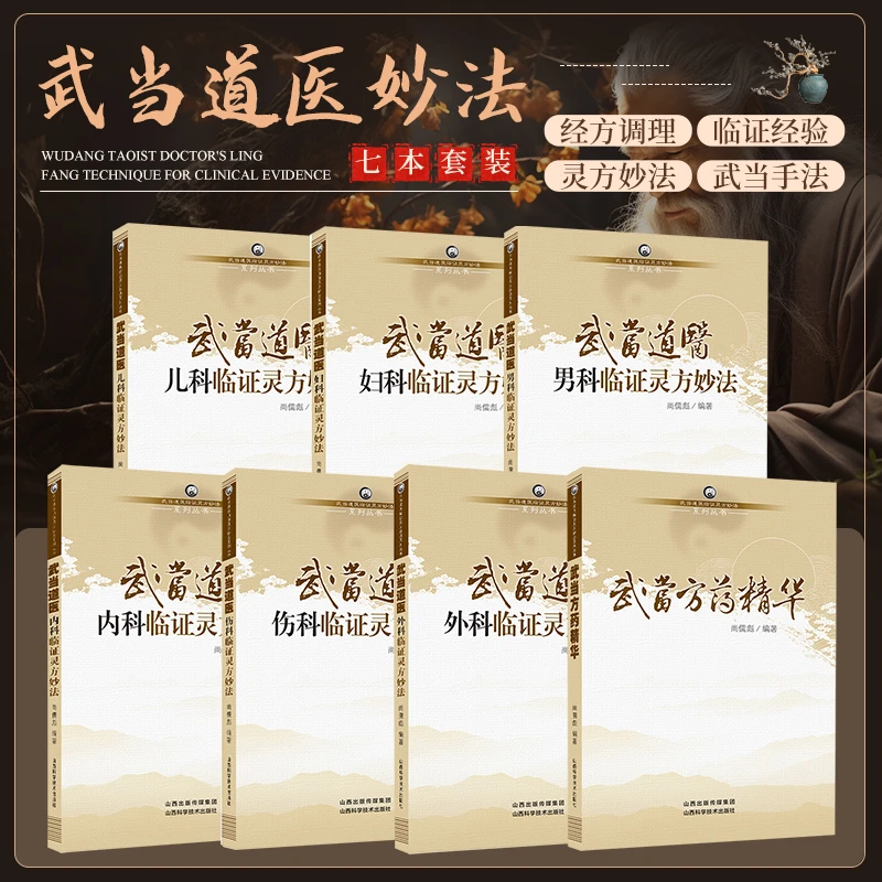 武当道医全套7本妇科+内科+外科+男科+儿科伤科方药精华 武当道医