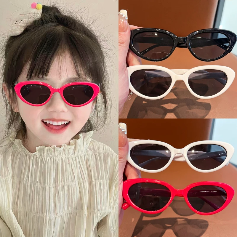儿童墨镜时尚潮女童太阳镜宝宝遮阳镜防紫外线防晒小男孩玩具眼镜