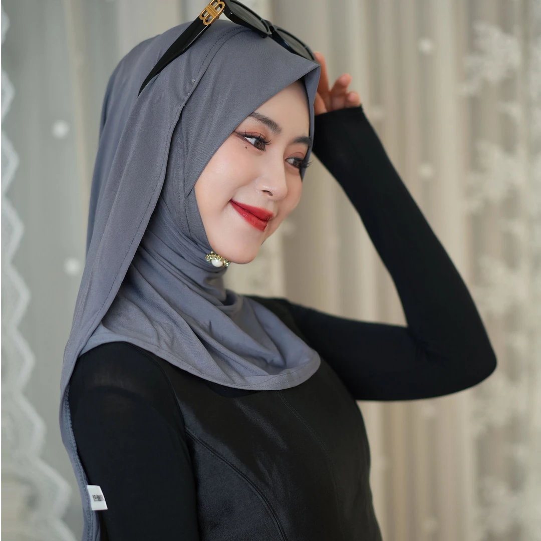 RAJA/热伽新款女士热伽绕巾时尚方便套头绕巾透气款纱巾头包邮