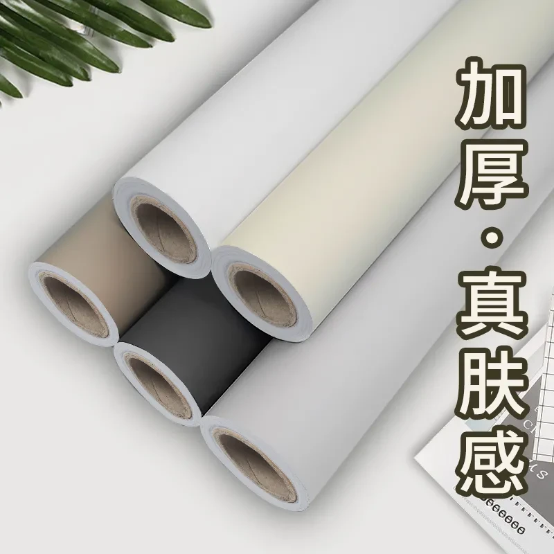 加厚肤感柜子贴纸桌面橱柜衣柜柜门改色贴膜墙纸防水家具翻新贴纸