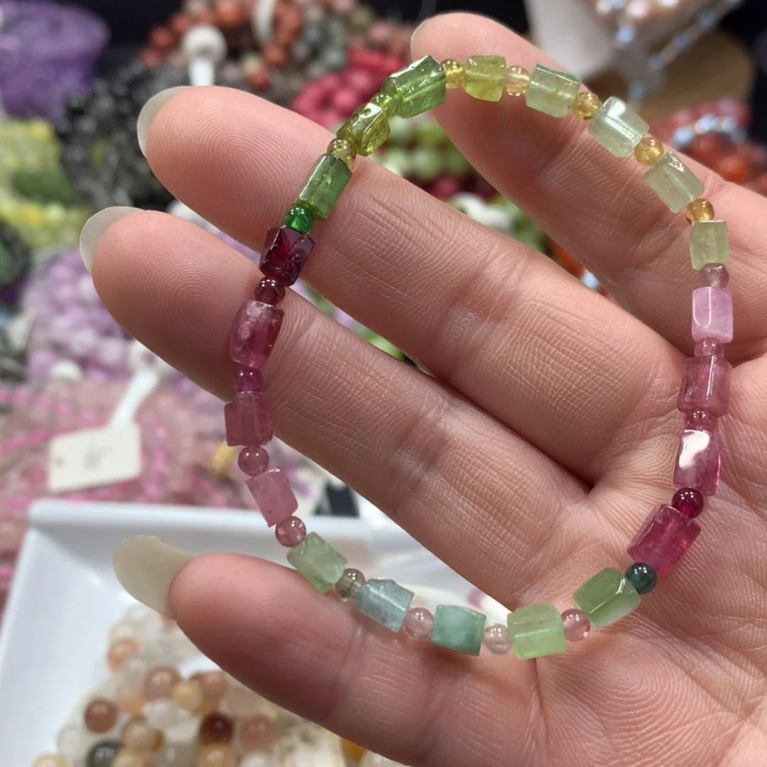 【闪购商品】碧玺手链未镶嵌~***叶