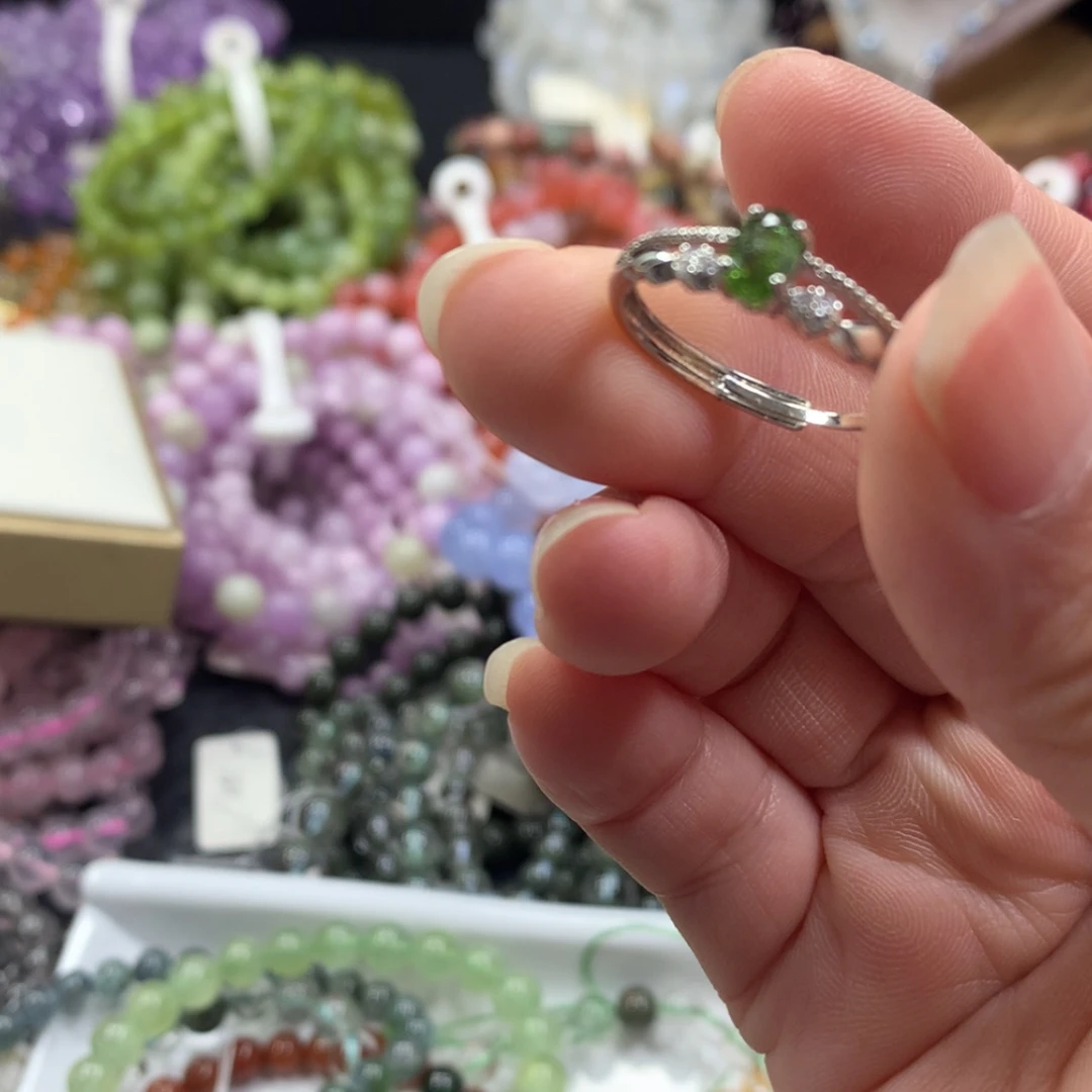 【闪购商品】橄榄石戒指未镶嵌