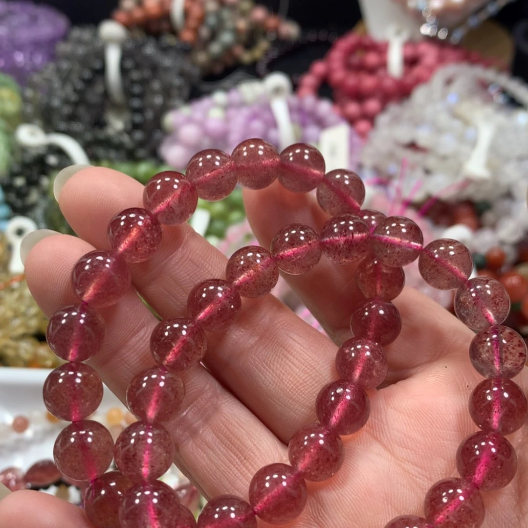 【闪购商品】石英质玉手链未镶嵌我****）