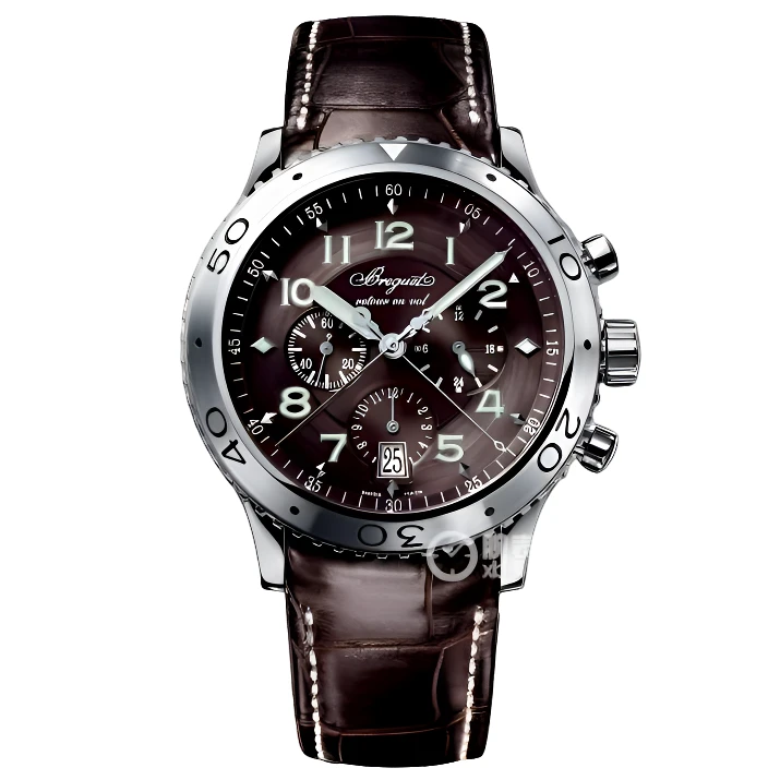 99新 BREGUET/宝玑 TYPE XX/3810ST/42mm/计时飞返机械男款腕手表