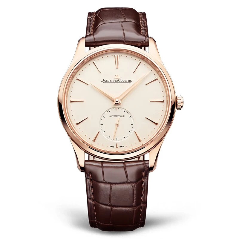 99新 Jaeger-LeCoultre/积家 大师Q1212510/39mm玫瑰金小秒针男表