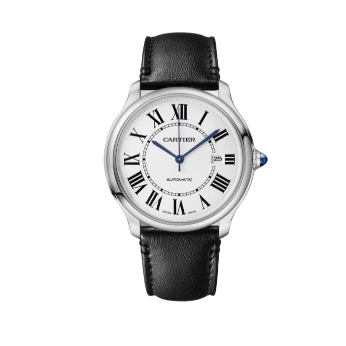 99新 Cartier/卡地亚 伦敦WSRN0032/40mm/背透新款白盘机械男腕表