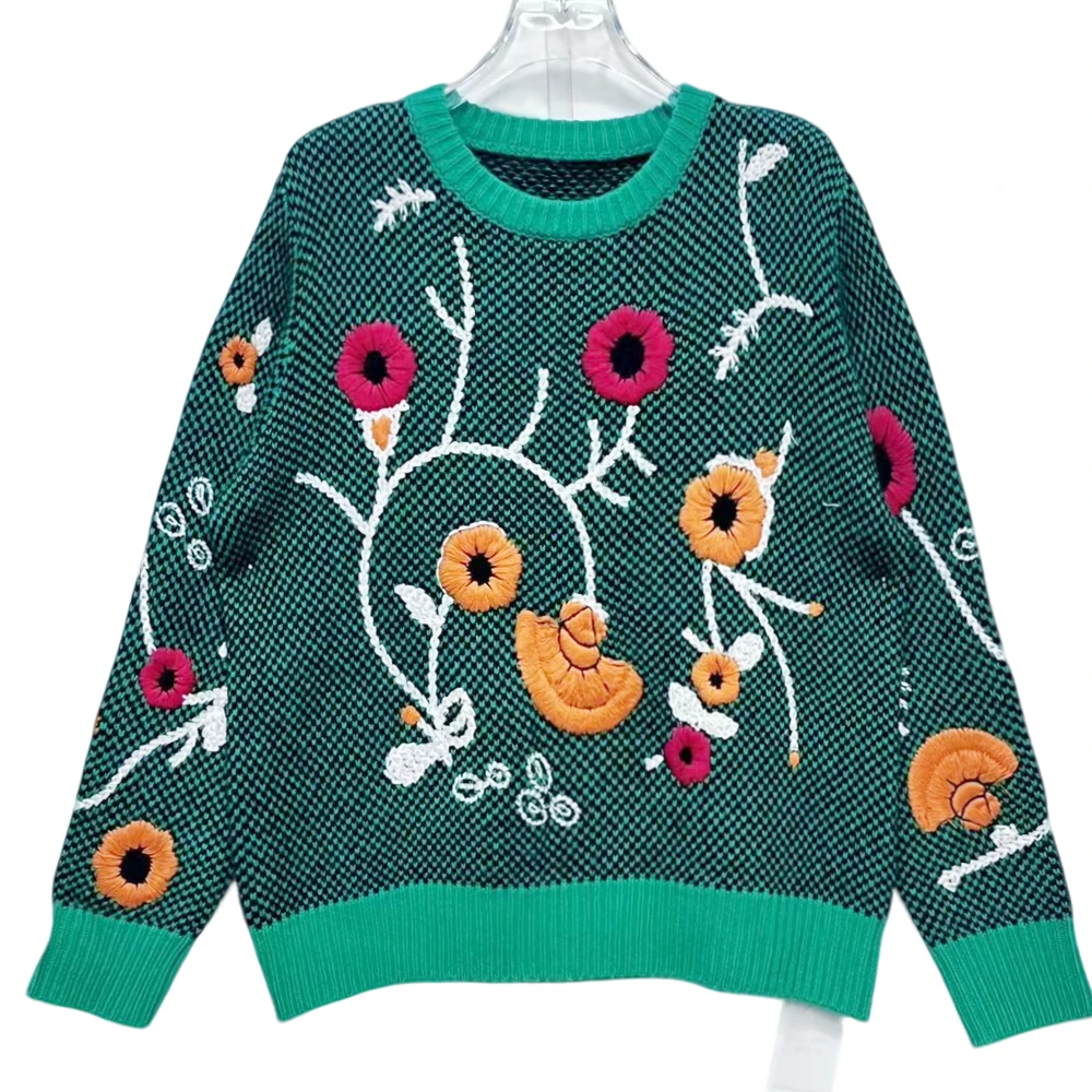 秋冬新款时尚宽松甜美针织毛衣女 N7AMZ3641