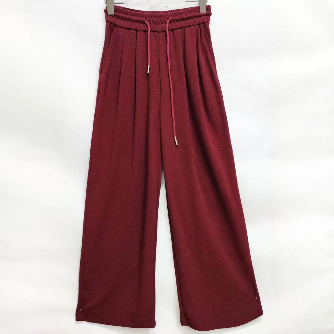 垂感简约显瘦百搭阔腿休闲裤  N7HXK3135