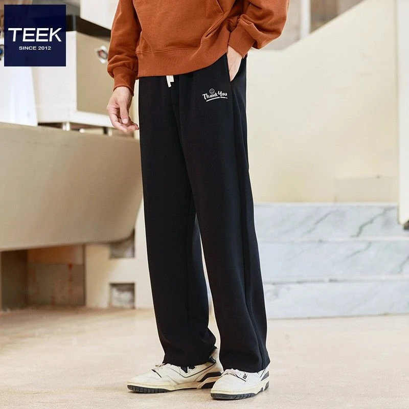 时尚休闲裤男生百搭直筒裤子 2023春秋季男装潮流青少年运动长裤