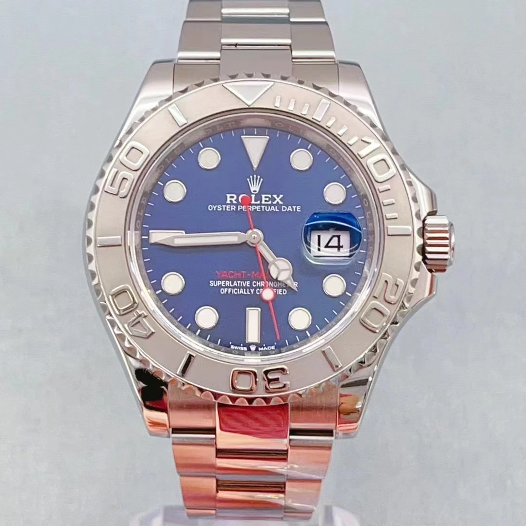 95新 Rolex/劳力士 游艇名仕铂金圈蓝盘自动机械腕表126622全套