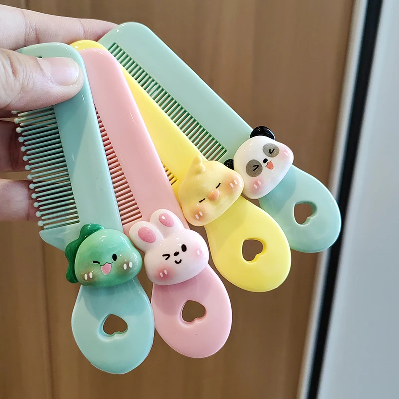 婴儿梳宝宝梳安全梳小孩新生儿童头发梳子便携小梳子可爱卡通动物