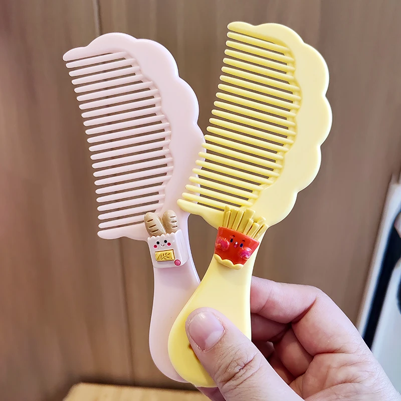 婴儿梳宝宝梳安全梳小女孩新生儿童头发梳子便携小梳子可爱卡通