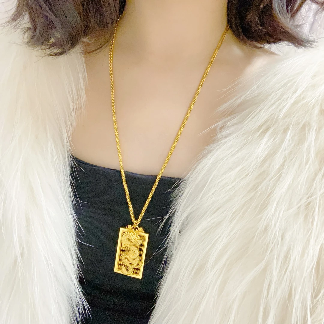 合金项链 合金项链【高精工龙牌算盘】