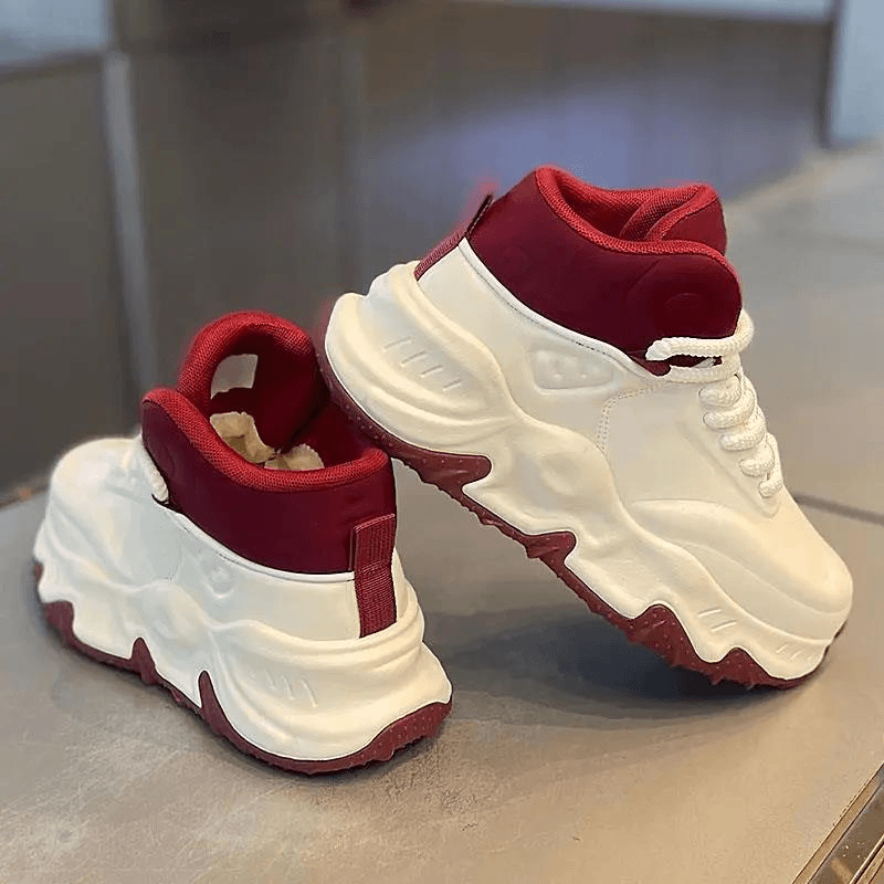 厚底老爹鞋2023秋冬新款超火潮牌男鞋软底轻便休闲百搭运动鞋