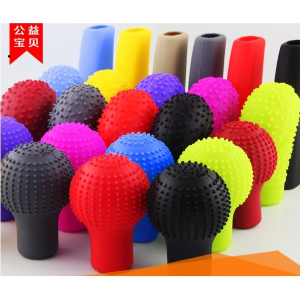 耐磨手柄套汽车通用手动挡自动波排挡头硅胶保护套车载椭圆形防滑