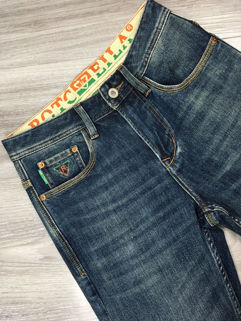 867#秋冬季高端韩版刺绣长裤牛仔裤男款弹力百搭修身长裤