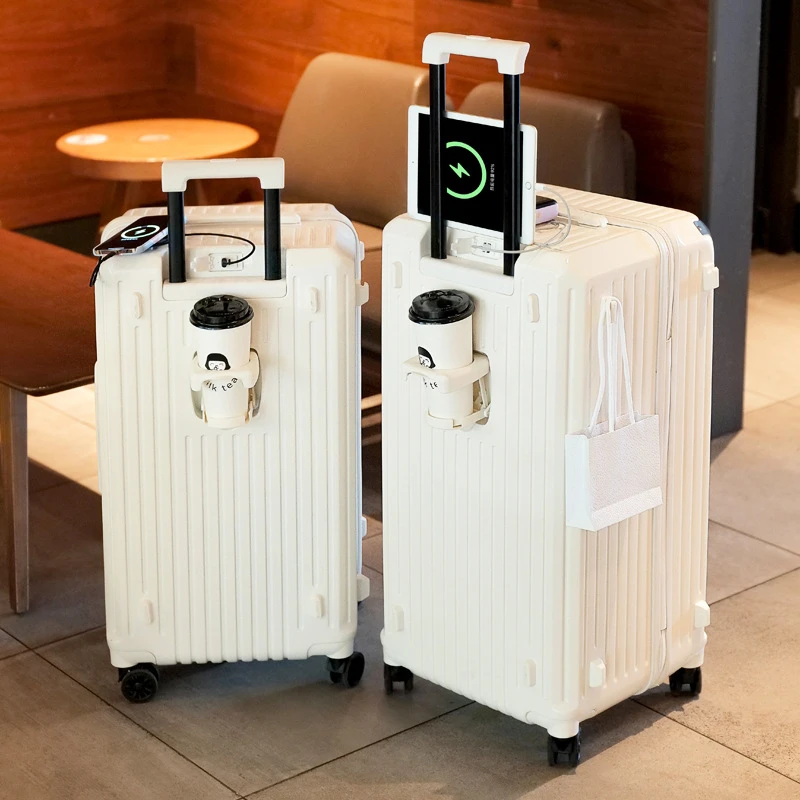 新疆包邮加厚大容量韩版ins行李箱刹车轮减震拉杆箱女潮流旅行箱