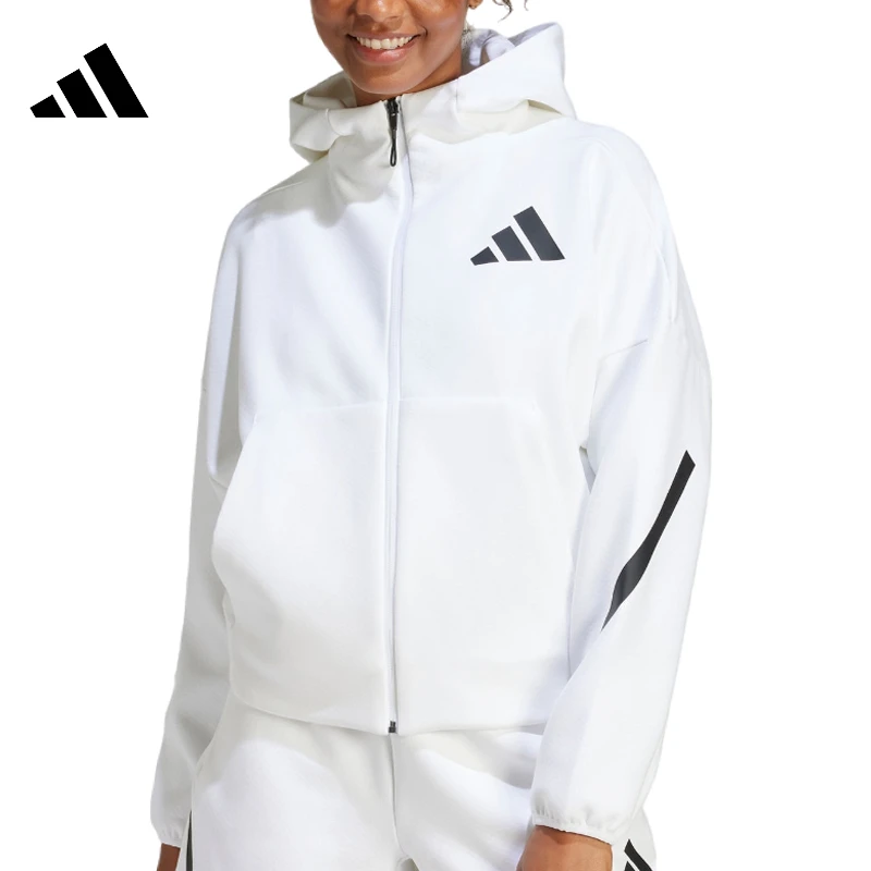 流光风【法雅体育】adidas阿迪达斯秋季女子运动休闲夹克外套JE7849