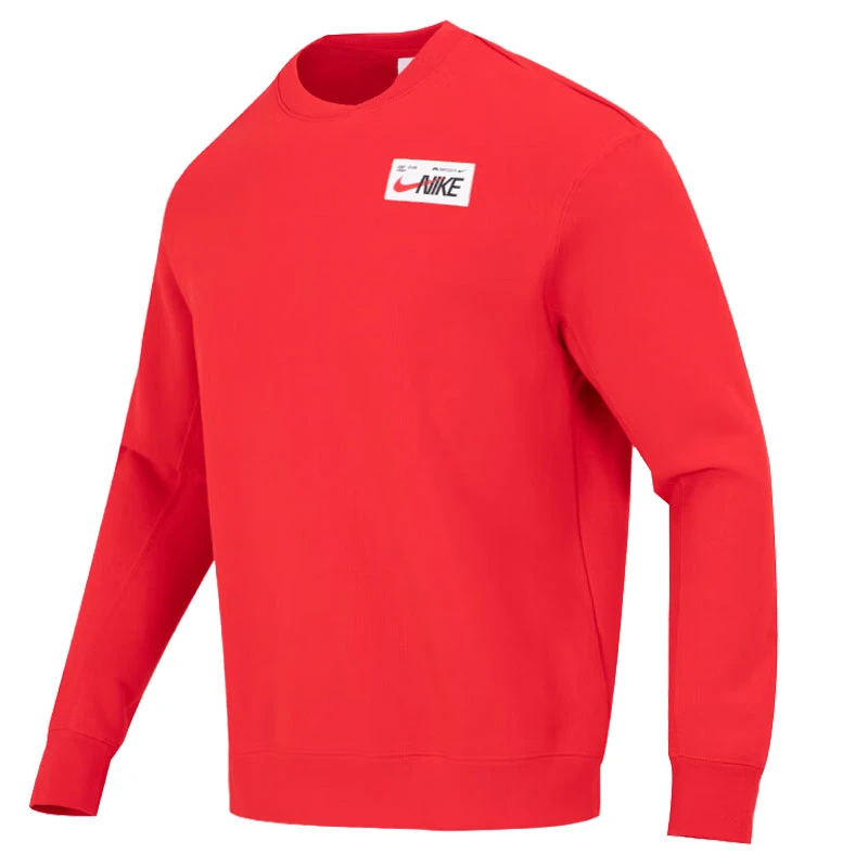 nike 耐克春季男子运动针织卫衣休闲圆领宽松套头衫FD4059-657