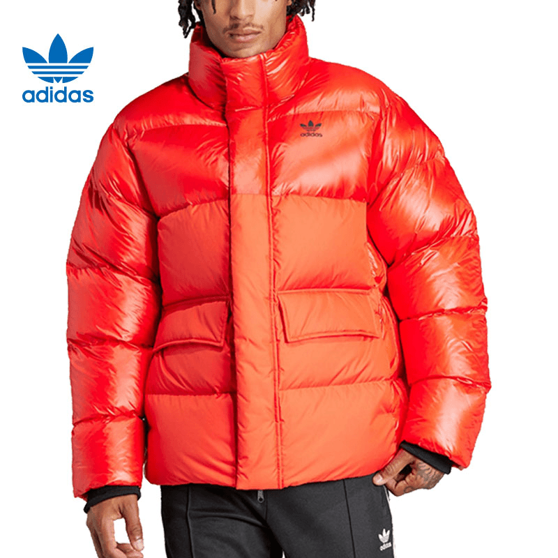 华adidas阿迪达斯三叶草冬季男子运动休闲羽绒服外套IR7132