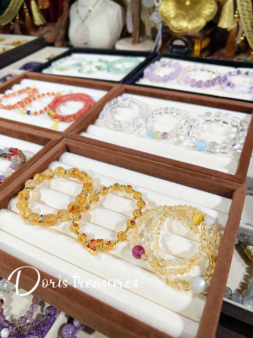 2.4水晶手链 多样性发颜色微差1