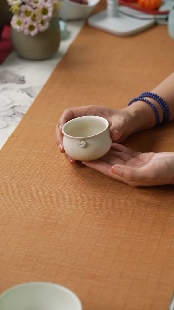 【闪购商品】陶灵芝呈祥02.易泡壶.杯（故宫）