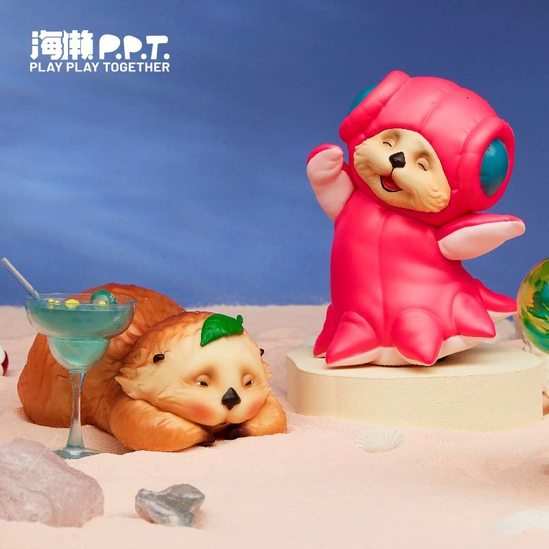 深海大饭店海獭幼稚园系列盲盒潮玩随机隐藏手办送女孩生日礼物