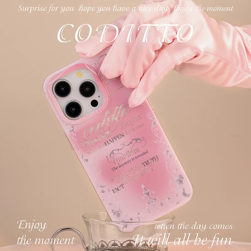 coditto预言双层适用苹果15promax手机壳少女心14pro新款ins小众