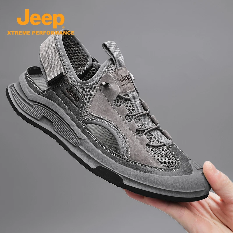 JEEP/吉普秋季新款户外休闲百搭运动凉鞋男士沙滩鞋潮C321591539