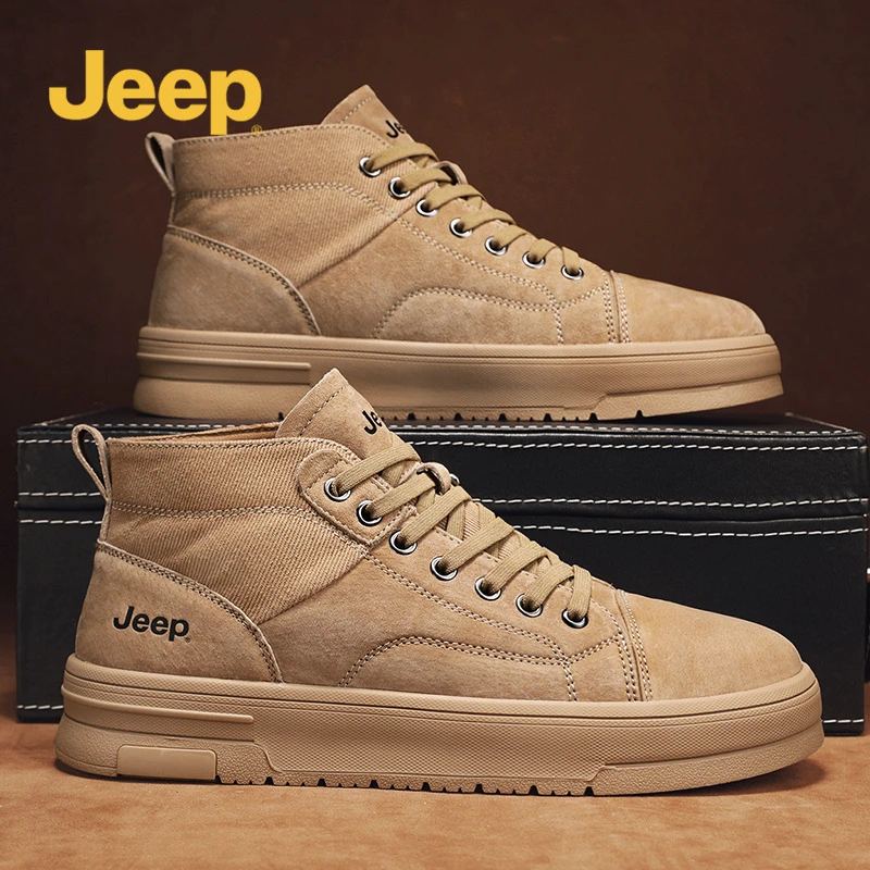 JEEP/吉普男鞋男士百搭马丁靴潮流秋冬时尚潮鞋保暖鞋P234M01088