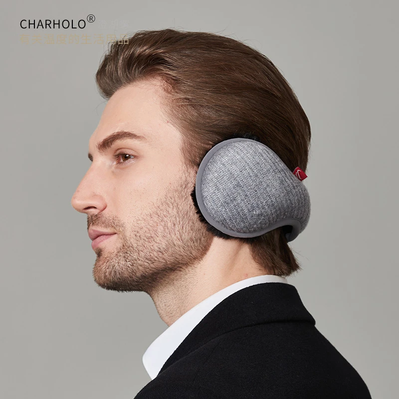 澄湖螺冬季耳包可折叠耳罩女护耳保暖耳套纯色黑色耳暖毛绒防风女