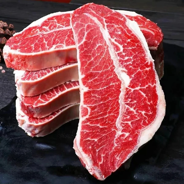 龙记珍牛原切和牛板腱牛排谷饲无添加雪花牡蛎肉200g/片