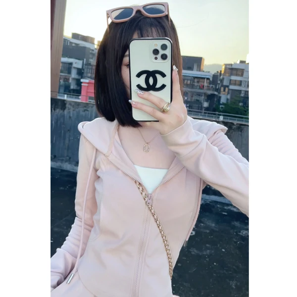 连帽卫衣开衫套装女2025早春新款时尚外套阔腿拖地裤休闲两件套