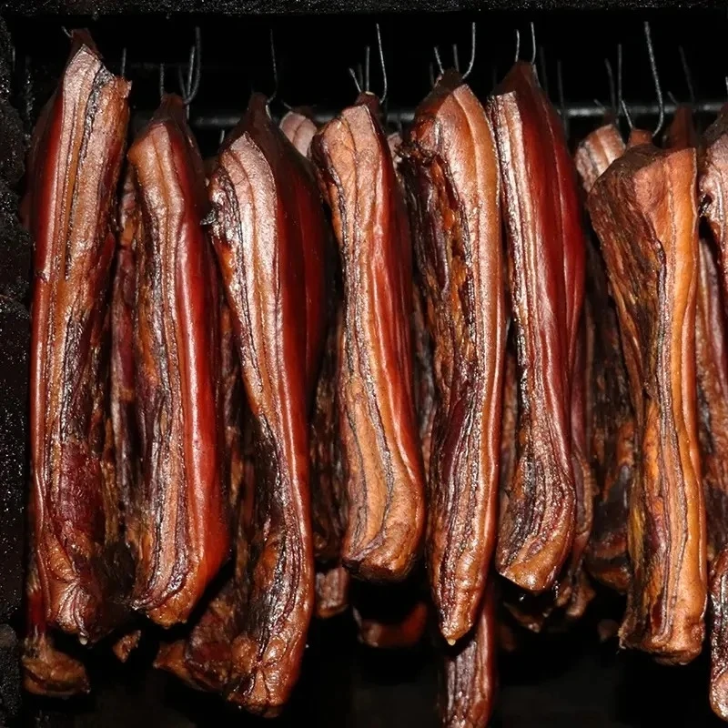 五花腊肉  柏树烟熏腊肉 土货山货