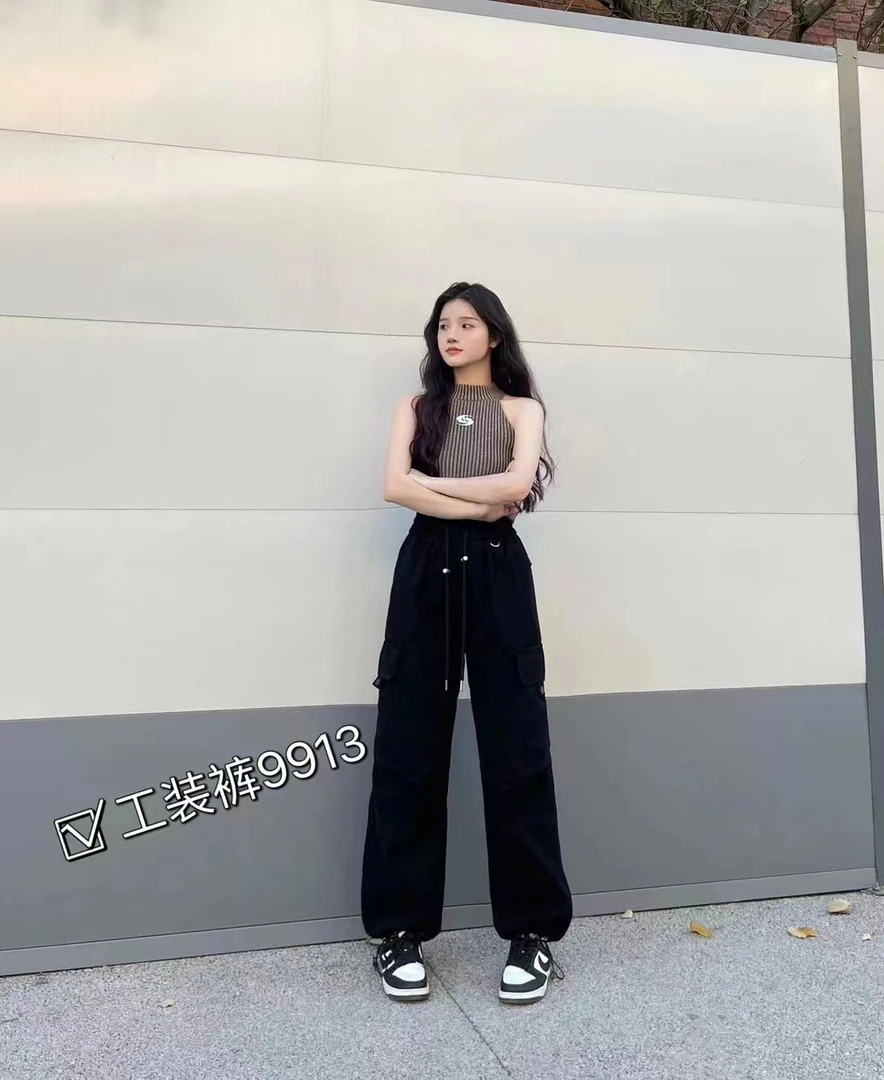 运动休闲夏季阔腿裤