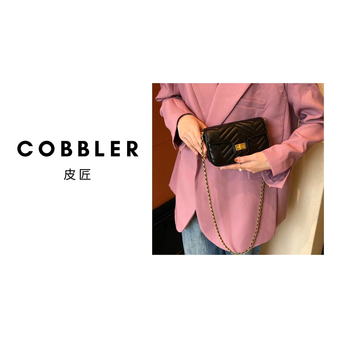 【皮先生】设计款2056链条包单肩斜挎小香风高级简约百搭时尚女包包