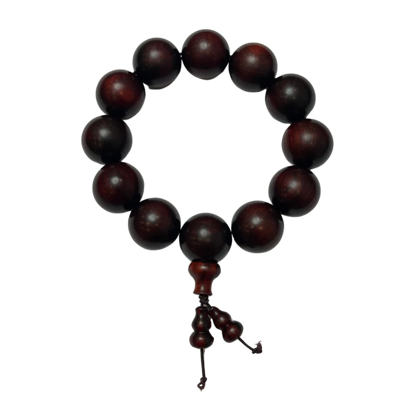 【邵氏红木】小叶紫檀（檀香紫檀）18mm*13颗圆珠单圈手串