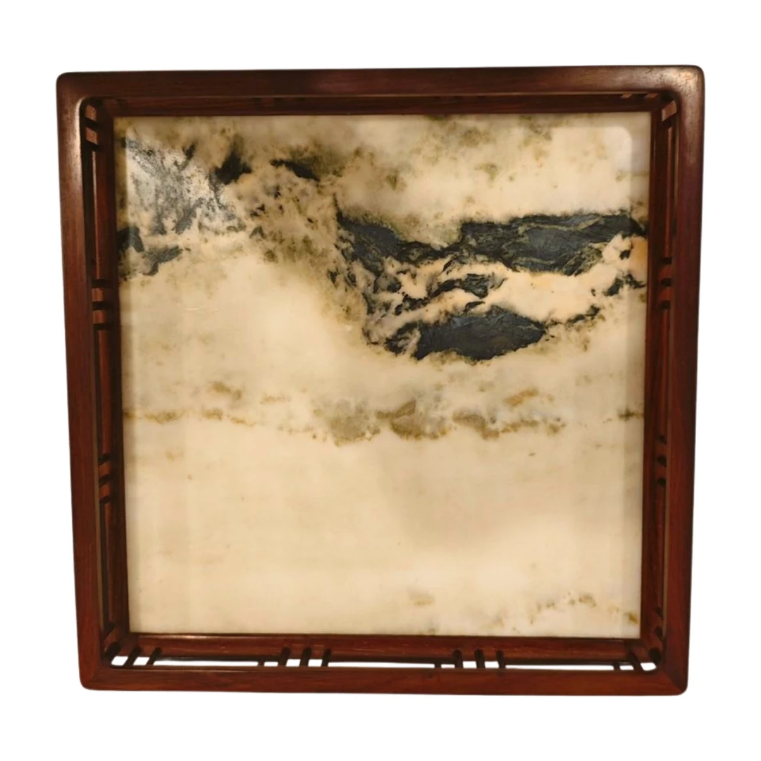 【邵氏红木】交趾黄檀（大红酸枝）都承盘 非遗传承