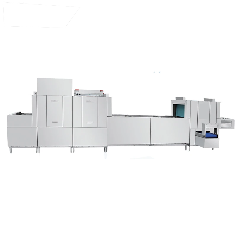 鑫威顺洗碗机大型长龙式洗碗机清洗烘干一体机商用通道式洗碗机