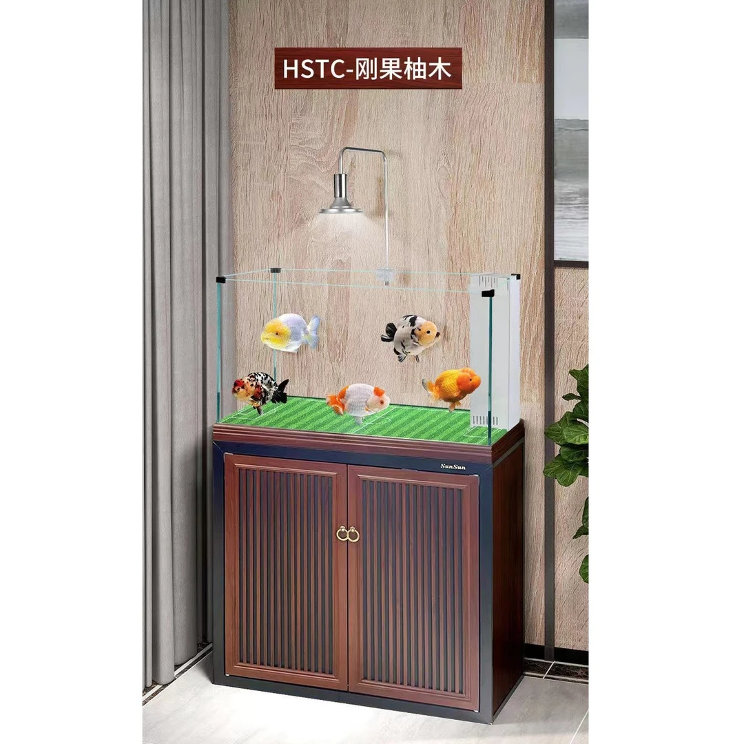 底滤鱼缸兰寿专用缸超白金鱼缸家用客厅大鱼缸造景生态水草缸