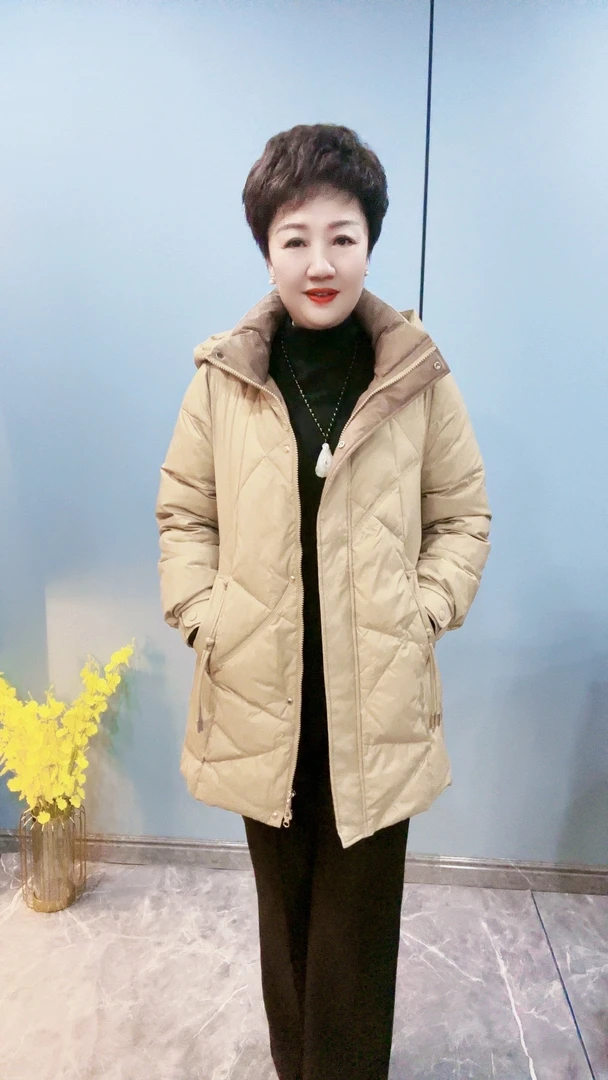 【于姐】 25965秋冬款新品连帽外套保暖冬季服
