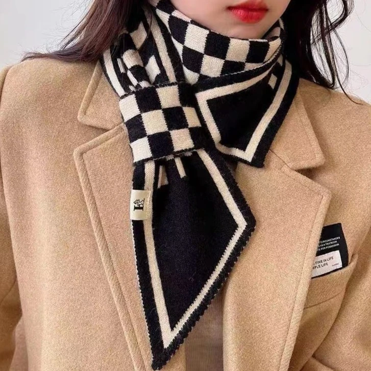 回馈粉丝福利》格子围巾