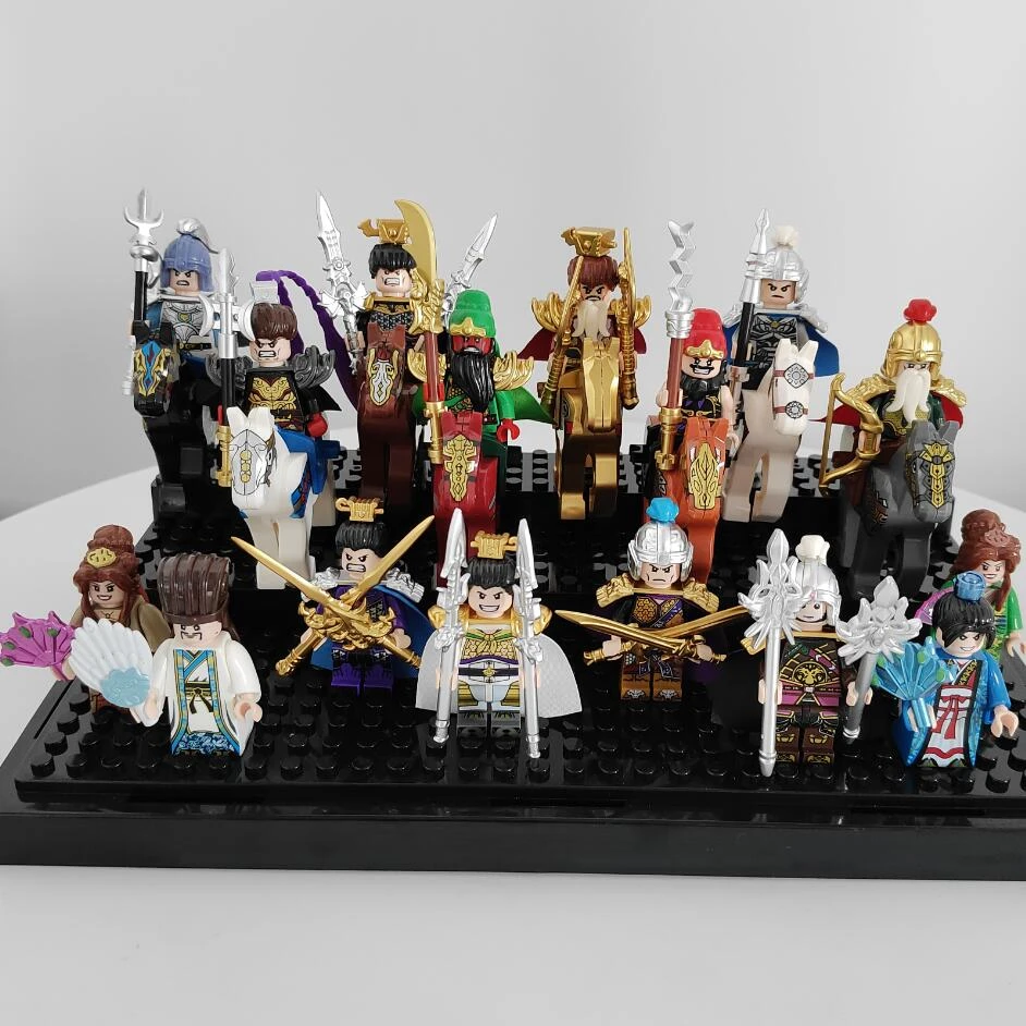 三国演义小侠人仔战马蜀国刘备关羽赵云张飞益智吕布玩具六一礼物