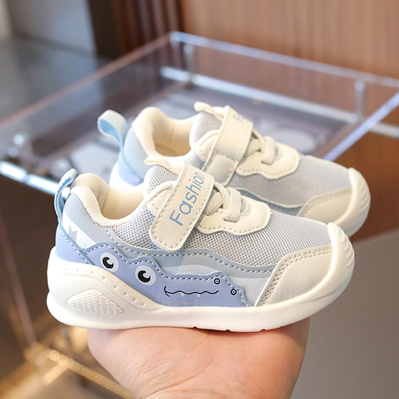 新款男宝宝秋季学步鞋女婴儿童鞋0一3岁幼儿春秋软底网布透气鞋子